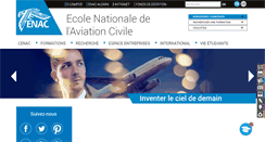 Desktop Screenshot of enac.fr