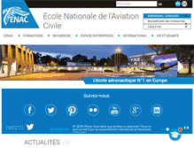 Tablet Screenshot of enac.fr