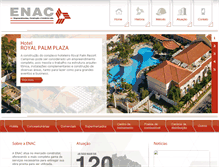 Tablet Screenshot of enac.com.br